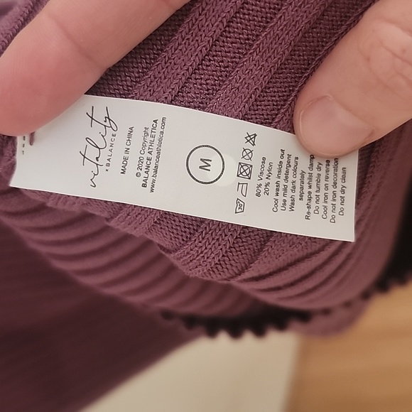 NWT Vitality/Balance Athletica Ribbed Sweater Dress - Picture 4 of 4